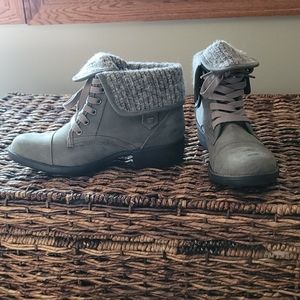 Gray Booties